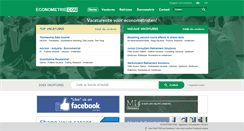 Desktop Screenshot of econometrie.com