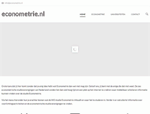 Tablet Screenshot of econometrie.nl